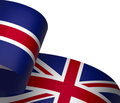 United Kingdom flag element design national independence day banner ribbon png