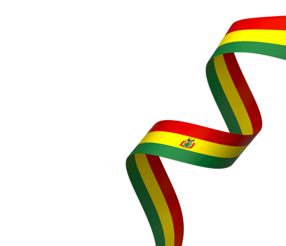 Bolivia flag element design national independence day banner ribbon png