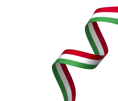 Hungary flag element design national independence day banner ribbon png