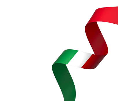 Italy flag element design national independence day banner ribbon png