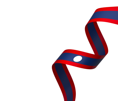 Laos flag element design national independence day banner ribbon png