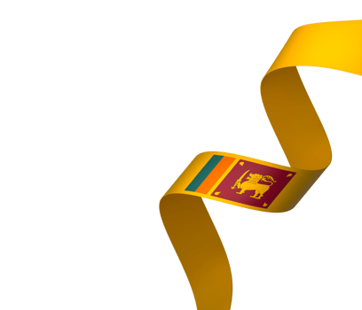 Sri Lanka flag element design national independence day banner ribbon png