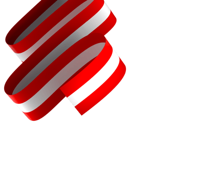 Austria flag element design national independence day banner ribbon png
