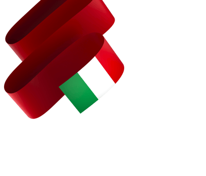 Italy flag element design national independence day banner ribbon png