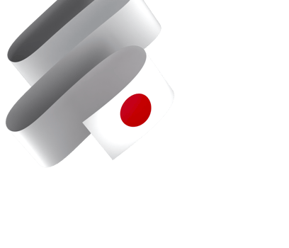 Japan flag element design national independence day banner ribbon png