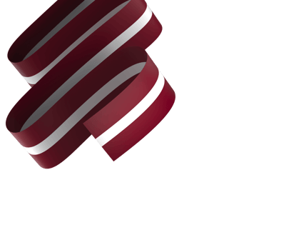 Latvia flag element design national independence day banner ribbon png