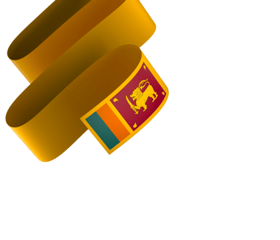 Sri Lanka flag element design national independence day banner ribbon png