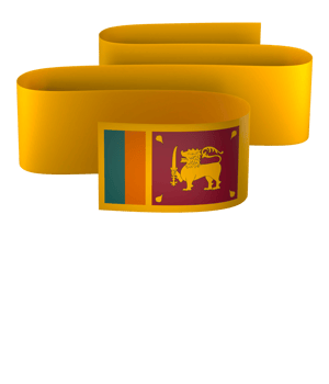 Sri Lanka flag element design national independence day banner ribbon png