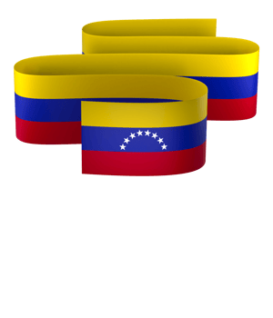 Venezuela flag element design national independence day banner ribbon png