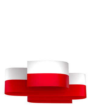 Poland flag element design national independence day banner ribbon png