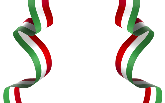 Hungary flag element design national independence day banner ribbon png