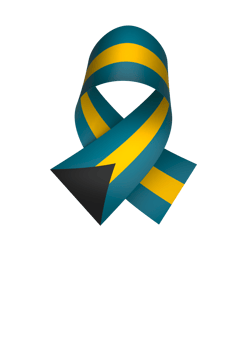 The Bahamas flag element design national independence day banner ribbon png