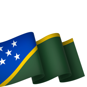 Solomon Islands flag element design national independence day banner ribbon png