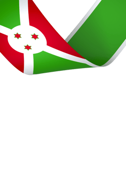 Burundi flag element design national independence day banner ribbon png