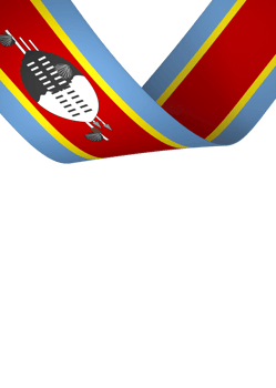 Eswatini flag element design national independence day banner ribbon png