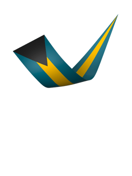 The Bahamas flag element design national independence day banner ribbon png