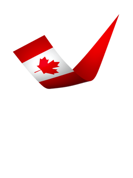 Canada flag element design national independence day banner ribbon png
