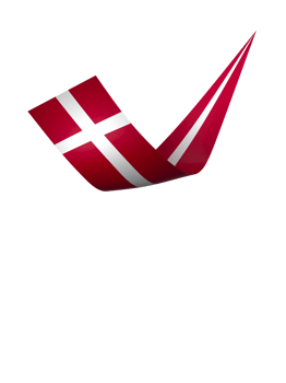 Denmark flag element design national independence day banner ribbon png