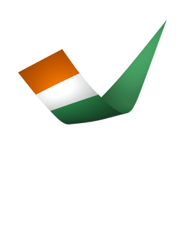 Ivory Coast flag element design national independence day banner ribbon png