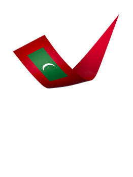 Maldives flag element design national independence day banner ribbon png