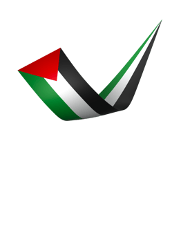 Palestine flag element design national independence day banner ribbon png