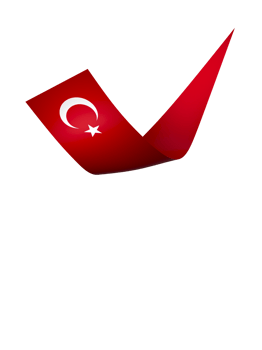 Turkey flag element design national independence day banner ribbon png