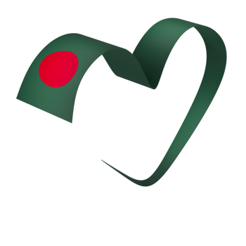 Bangladesh flag element design national independence day banner ribbon png