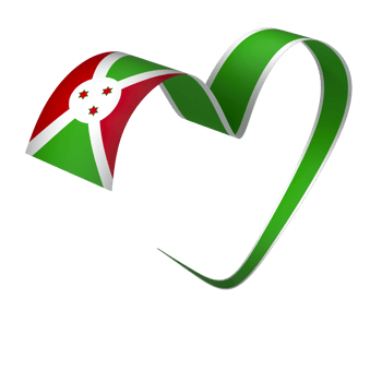 Burundi flag element design national independence day banner ribbon png