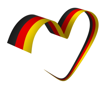 Germany flag element design national independence day banner ribbon png