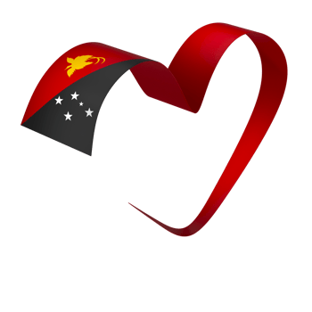 Papua New Guinea flag element design national independence day banner ribbon png