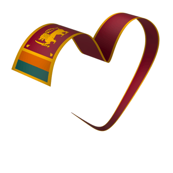 Sri Lanka flag element design national independence day banner ribbon png