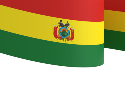 Bolivia flag element design national independence day banner ribbon png