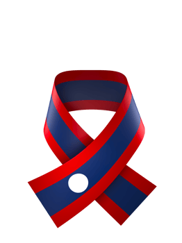 Laos flag element design national independence day banner ribbon png
