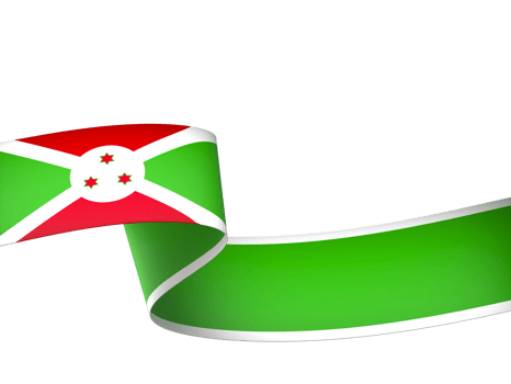 Burundi flag element design national independence day banner ribbon png
