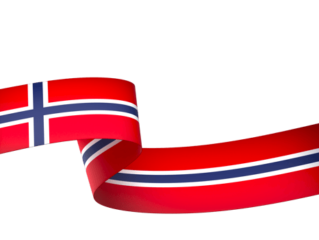 Norway flag element design national independence day banner ribbon png