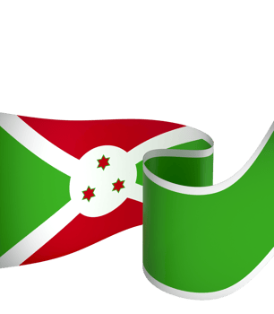 Burundi flag element design national independence day banner ribbon png