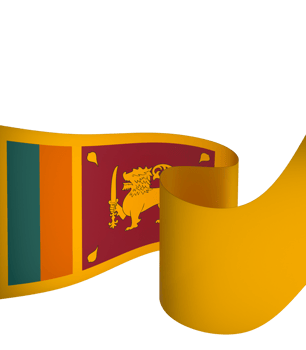 Sri Lanka flag element design national independence day banner ribbon png