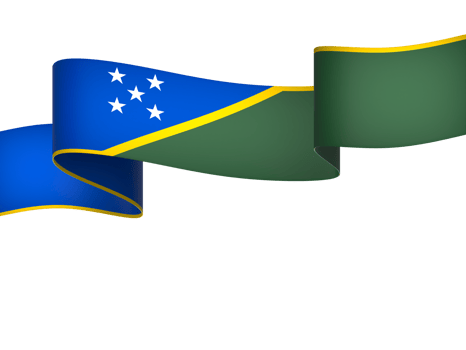 Solomon Islands flag element design national independence day banner ribbon png