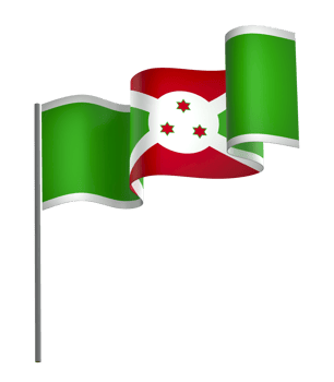 Burundi flag element design national independence day banner ribbon png