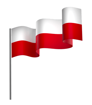 Poland flag element design national independence day banner ribbon png