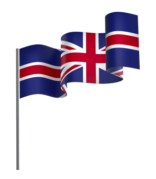 United Kingdom flag element design national independence day banner ribbon png