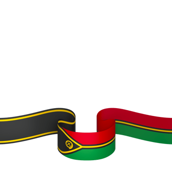 Vanuatu flag element design national independence day banner ribbon png