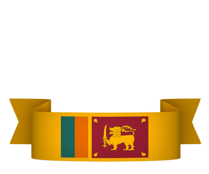 Sri Lanka flag element design national independence day banner ribbon png