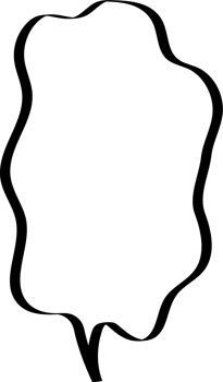 Black and white color speech bubble balloon, icon sticker memo keyword planner text box banner, flat png transparent element design