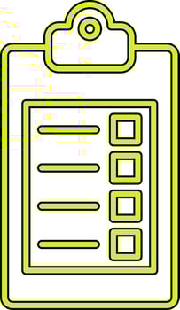 Clipboard Vecto Icon vector
