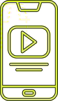 Play Video Vecto Icon vector