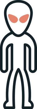Alien Vecto Icon vector