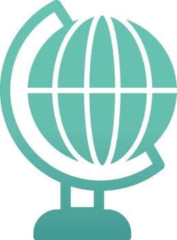 World Globe Vecto Icon vector