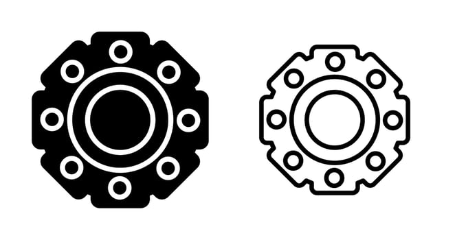 Locknut Vector Icon