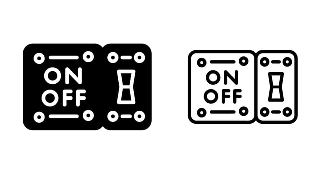 Light Switch Vector Icon